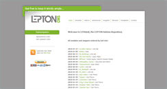 Desktop Screenshot of lepton-cms.com