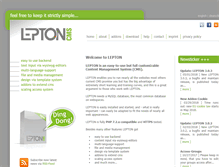 Tablet Screenshot of lepton-cms.org